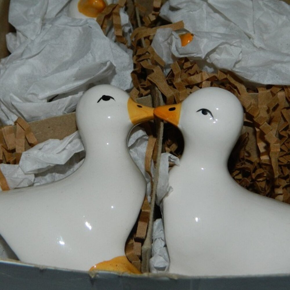 Set of 4 'duck' napkin holders